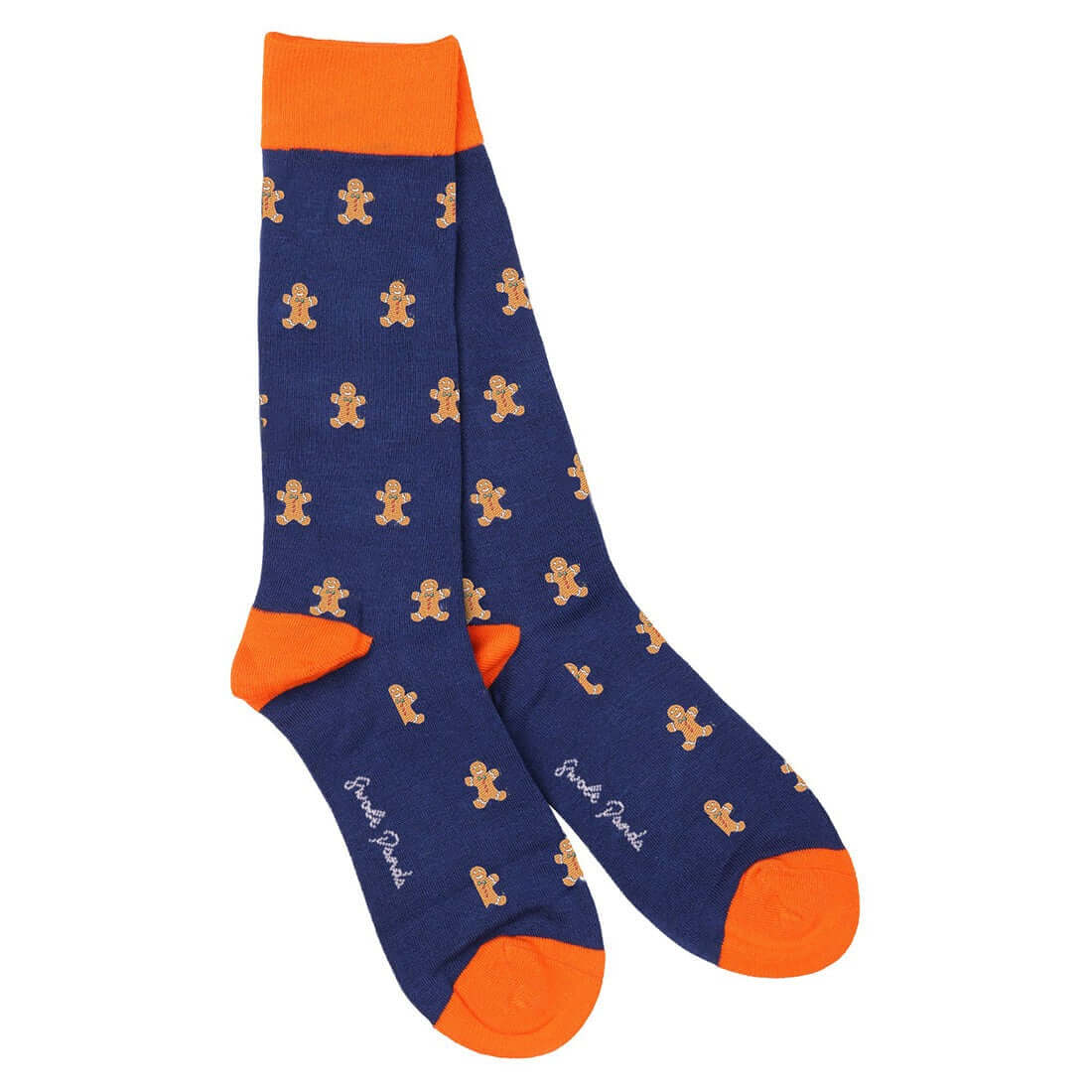 Swole Panda - Premium Eco-Friendly Bamboo Socks - Colour: Gingerbread men