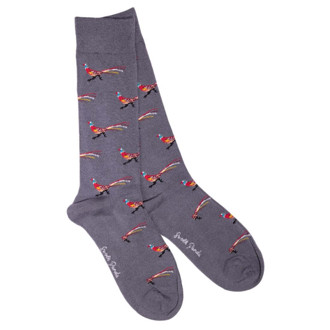 Swole Panda - Premium Eco-Friendly Bamboo Socks - Colour: Pheasant Grey