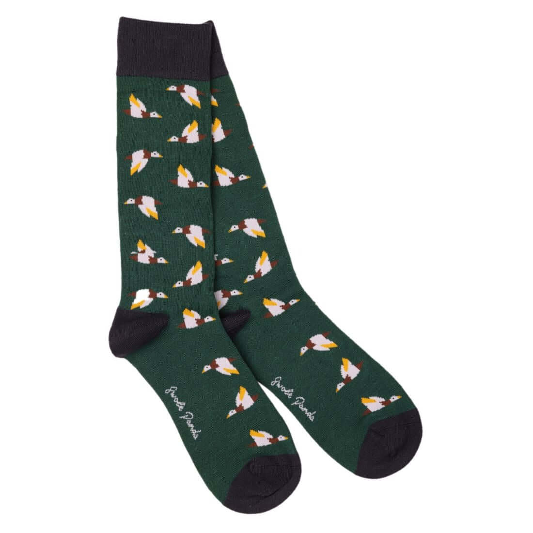 Swole Panda - Premium Eco-Friendly Bamboo Socks - Colour: Grouse