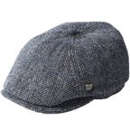 Failsworth Hudson Harris Tweed Cap in Navy – product view