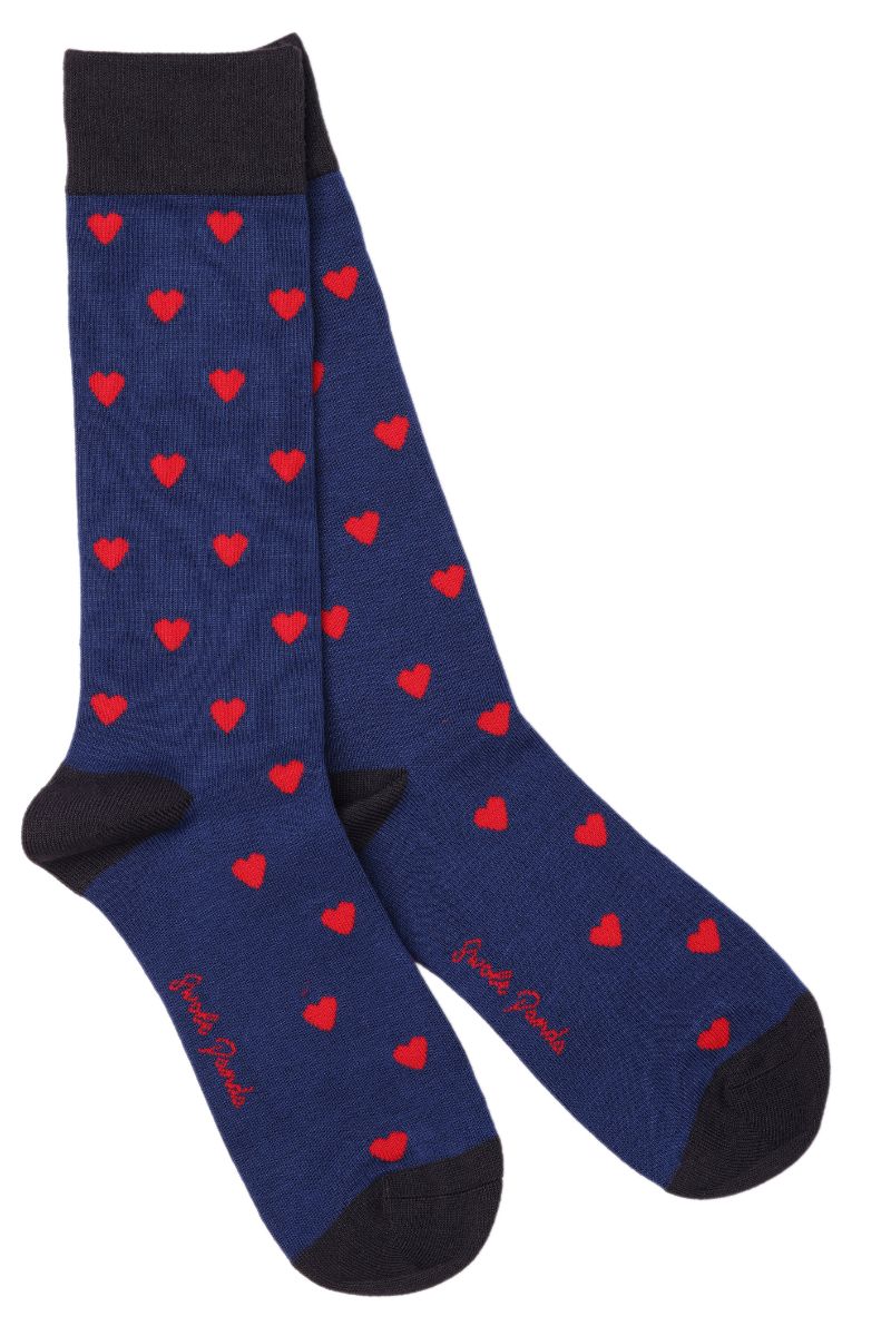 Swole Panda - Premium Eco-Friendly Bamboo Socks - Colour: Hearts