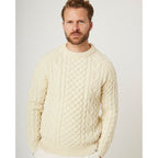 Peregrine - Hudson Arran Jumper - Colour: Ecru