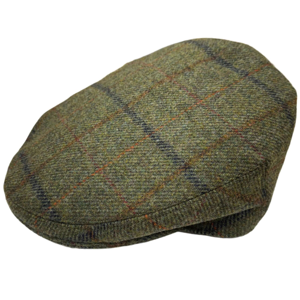 Carnforth Cap Garforth Tweed Cap – British-Made Wool Flat Cap – Livingston