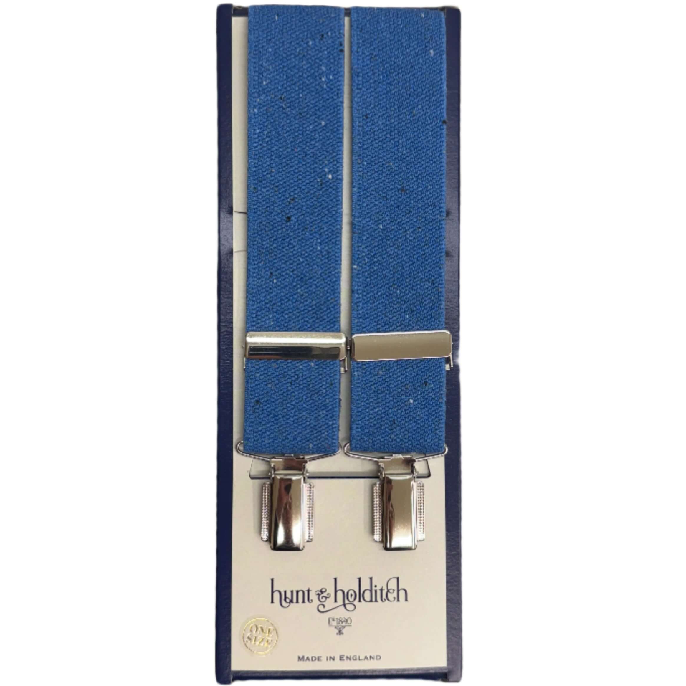 Fancy Clip Braces - Tweed Pattern