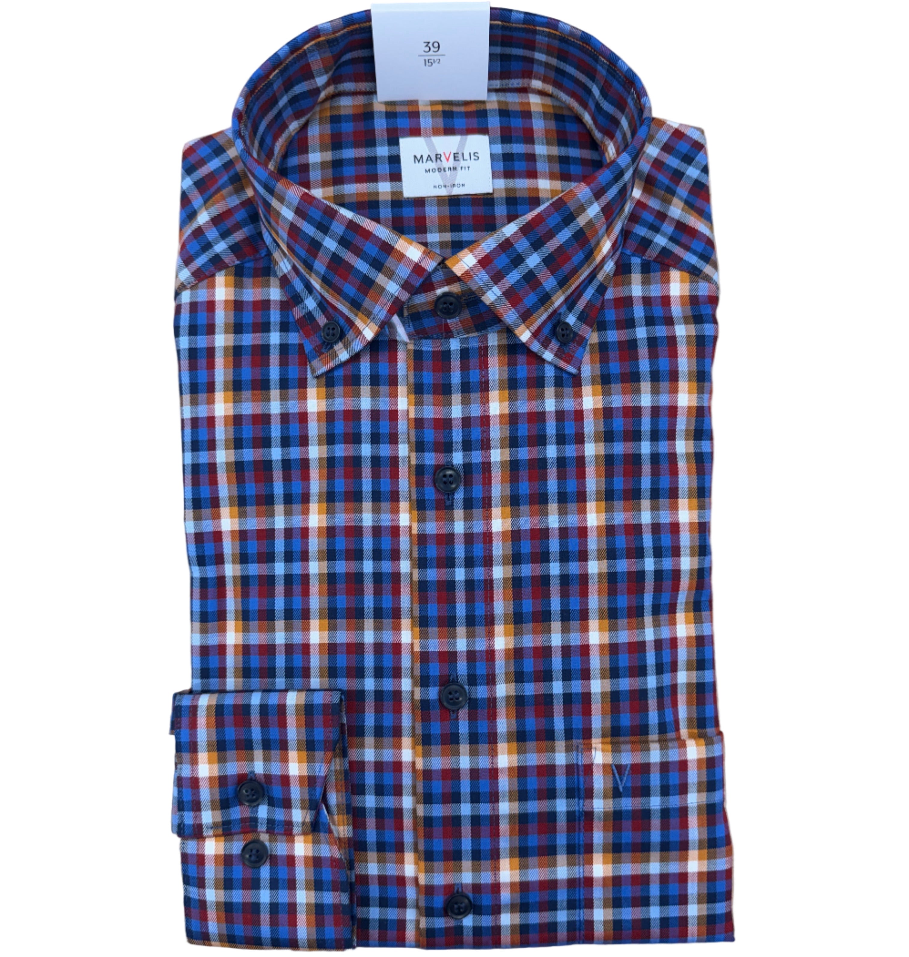 Modern Fit Brushed Cotton Shirt