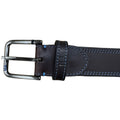Contrast Stitch Leather Belt