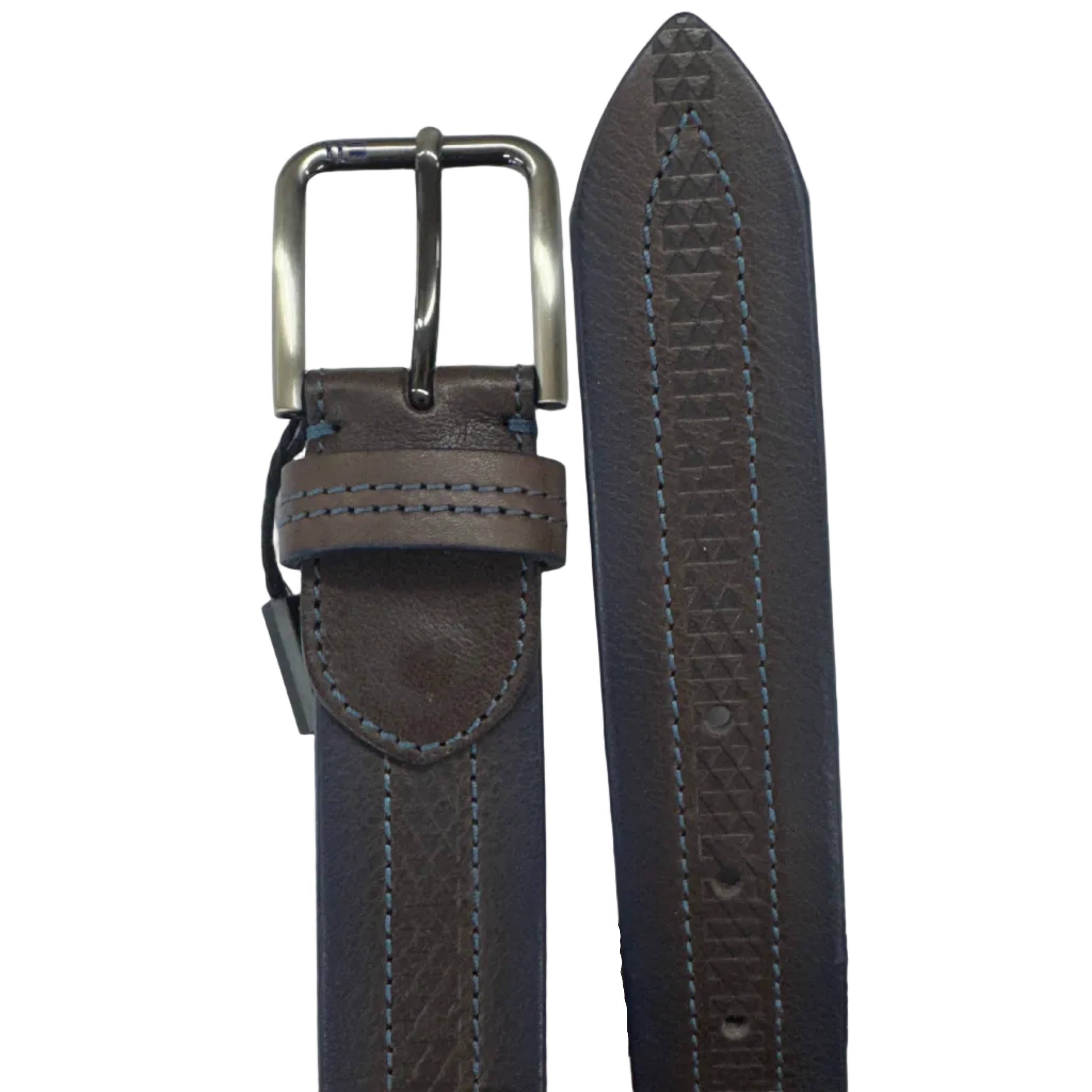 Chestnut / Navy Leather Belt