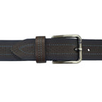 Chestnut / Navy Leather Belt