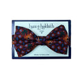 Hunt & Holditch Tigers & Palms silk bow tie in dark colours