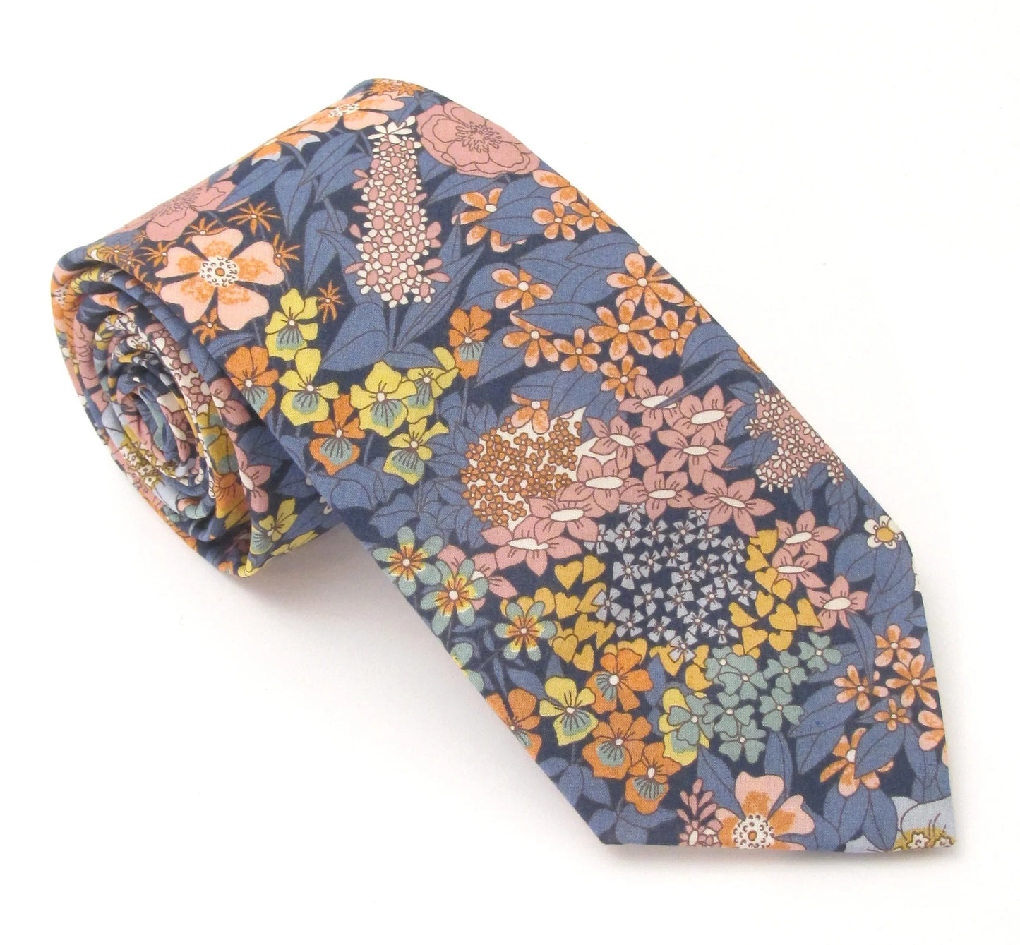 Van Buck - Tie Made from Liberty Fabric - Colour: Ciara Blue