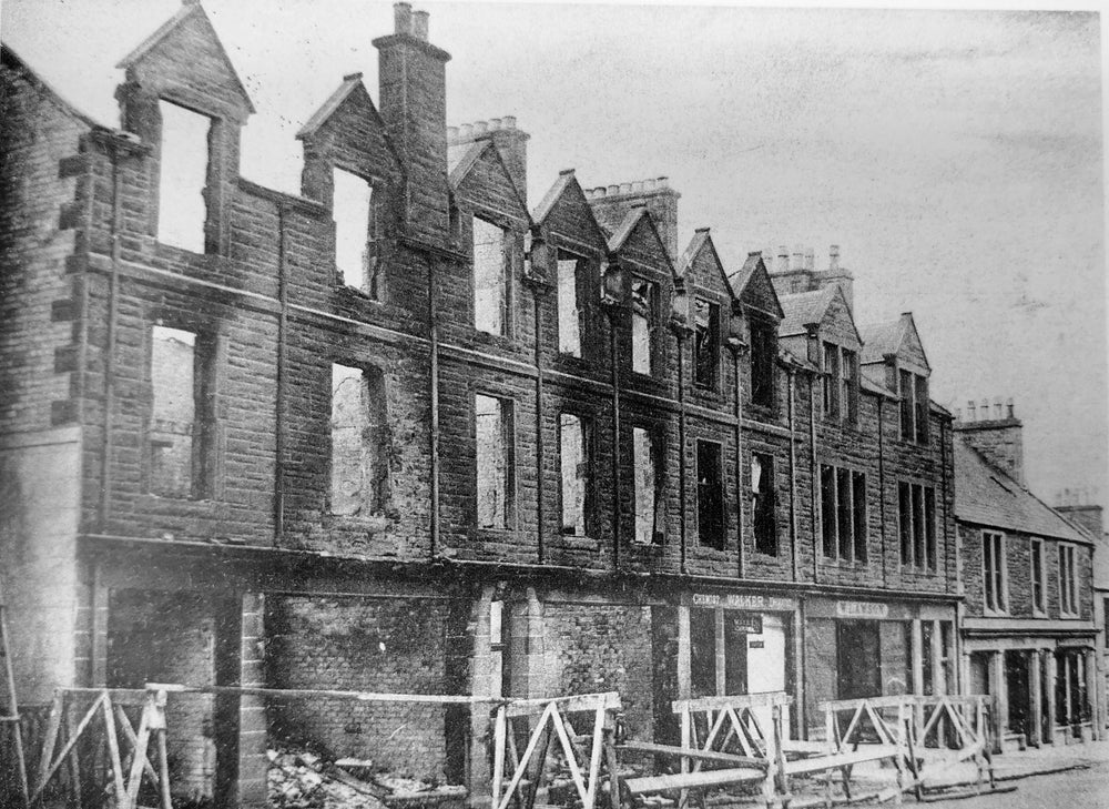A serious fire damaged a row of premises across King Street from George’s shop. When the buildings were refurbished, he moved across the road to 75 King Street. We have traded from this address ever since.