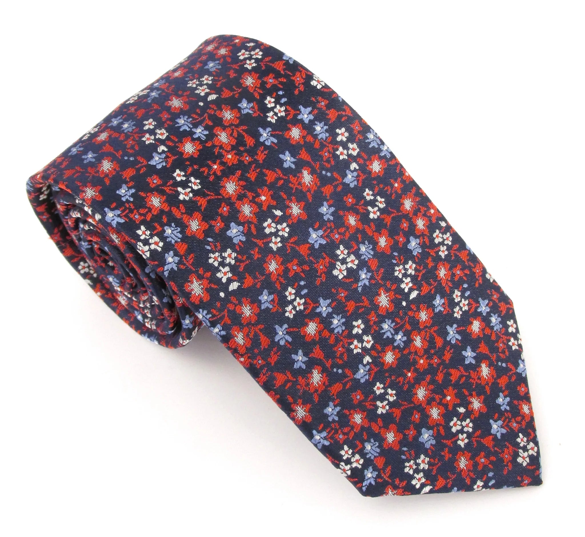 Scattered  Flower Woven Tie