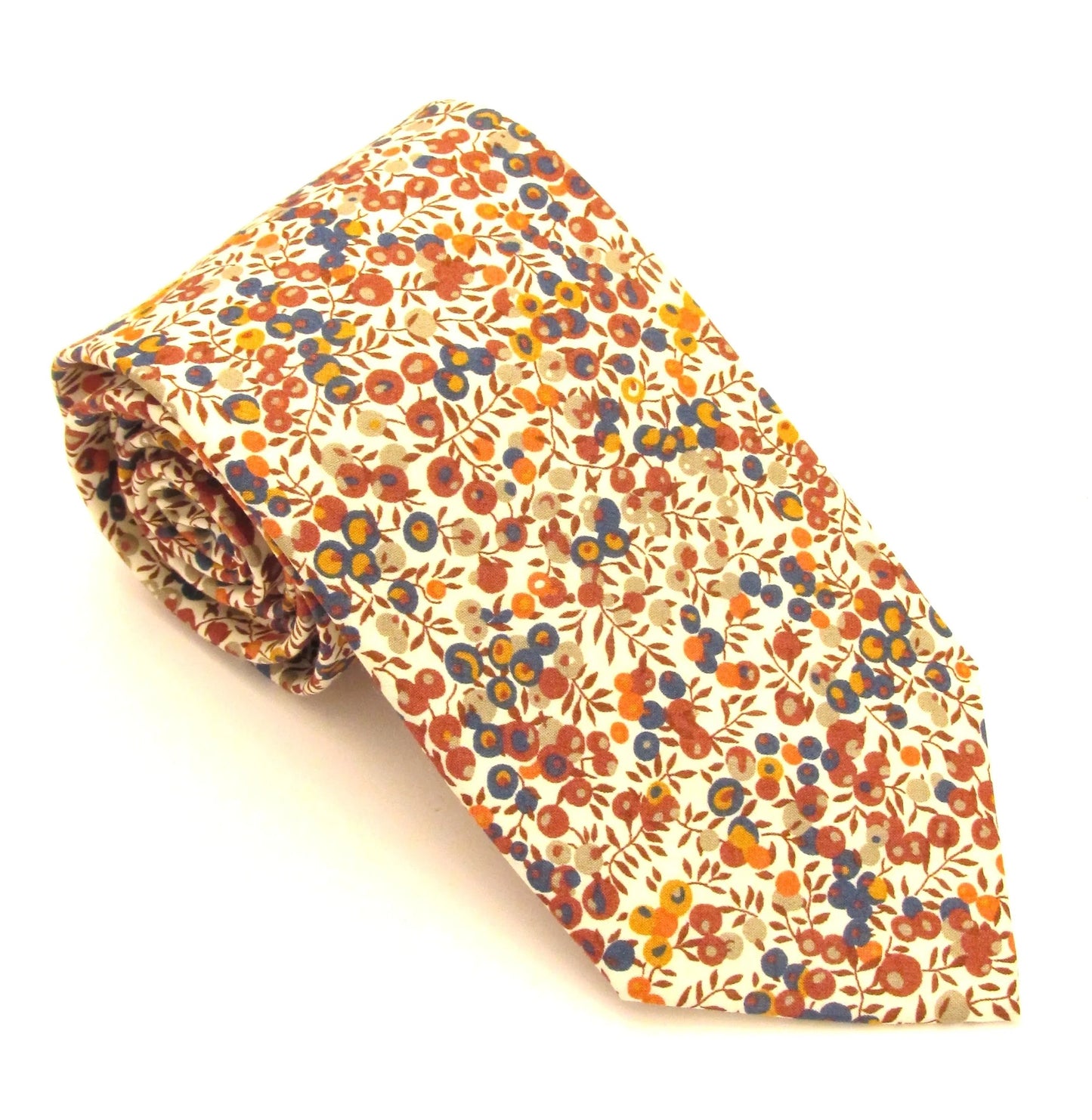 Van Buck - Tie Made from Liberty Fabric - Colour: Wiltshire Bud Tan