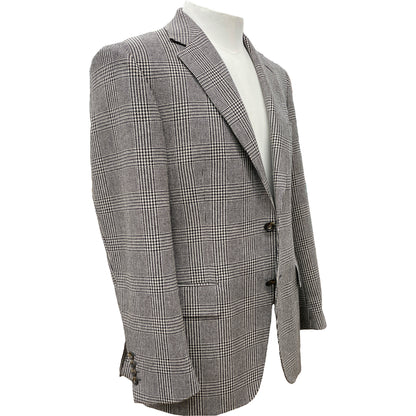 Livingston - Exclusive Lovat Mill Tweed Glen Check Jacket - Size: 40"