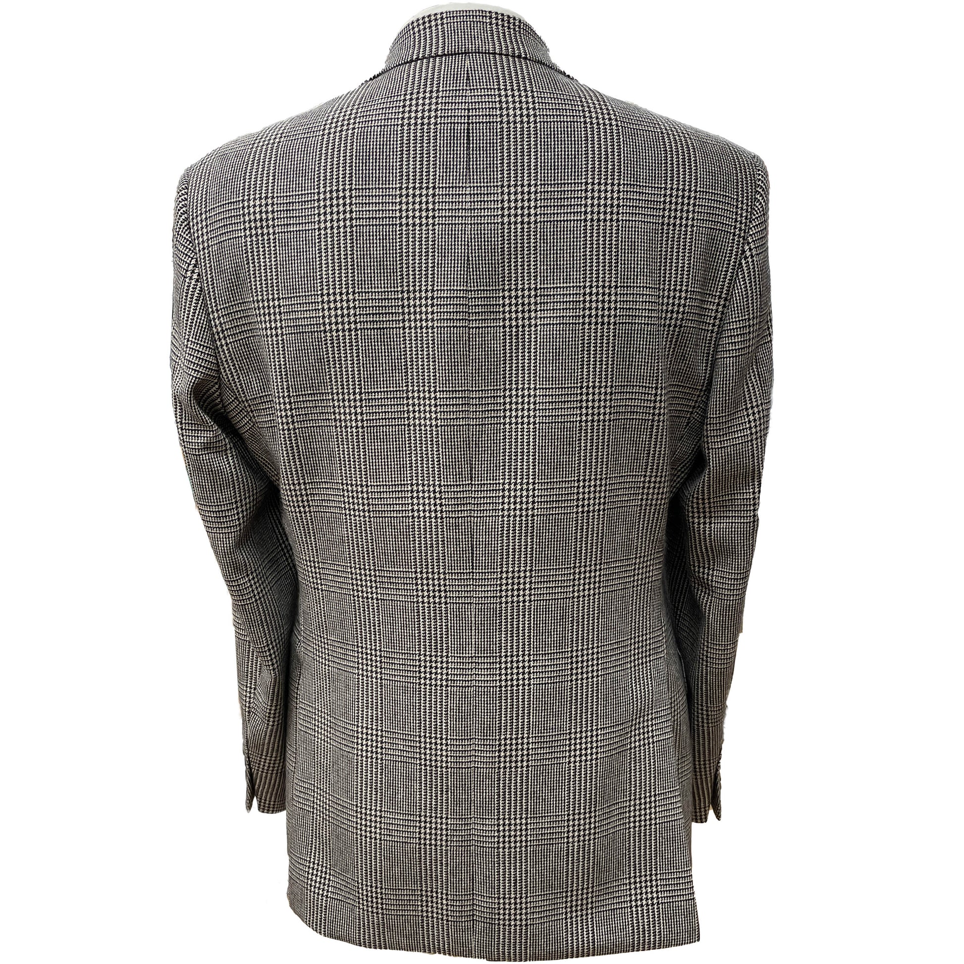 Livingston - Exclusive Lovat Mill Tweed Glen Check Jacket - Size: 40"