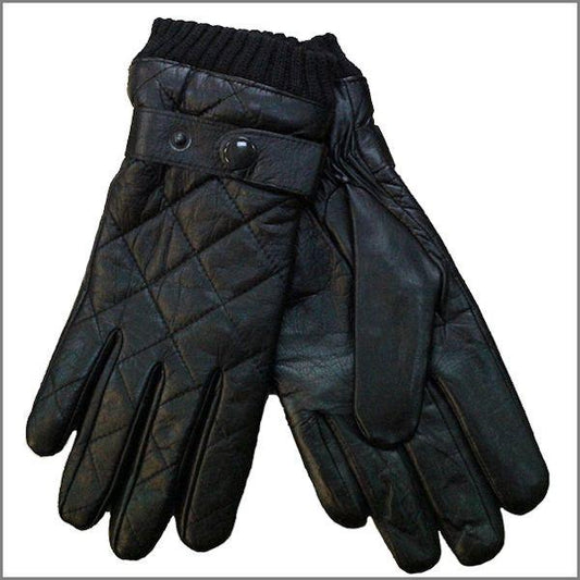 Quilted Leather Gloves