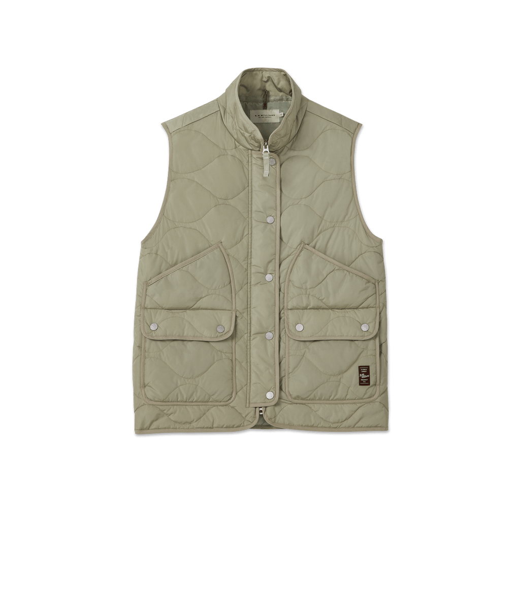R M Williams - Wilby Gilet - Colour: Light Green