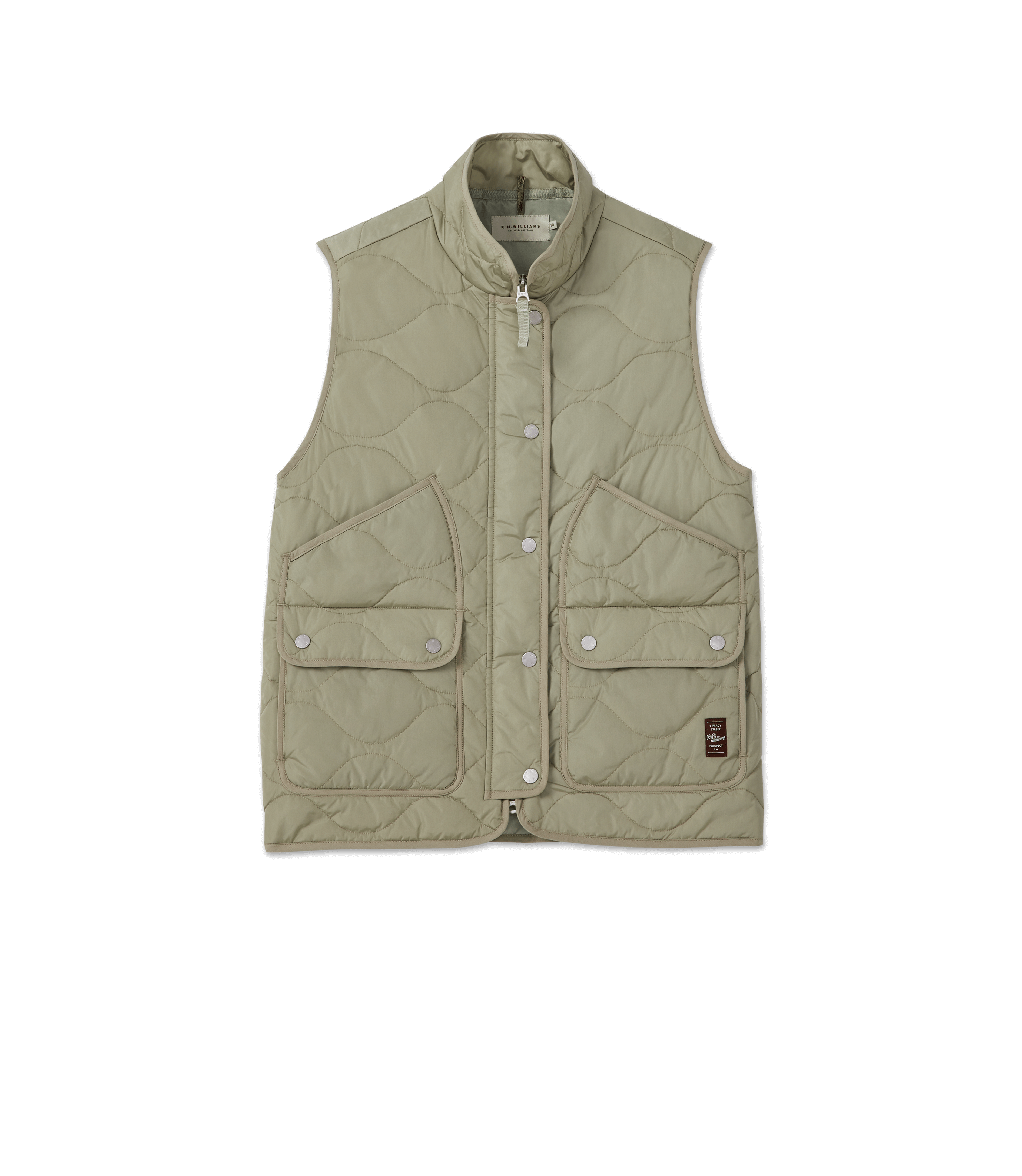 R M Williams - Wilby Gilet - Colour: Light Green