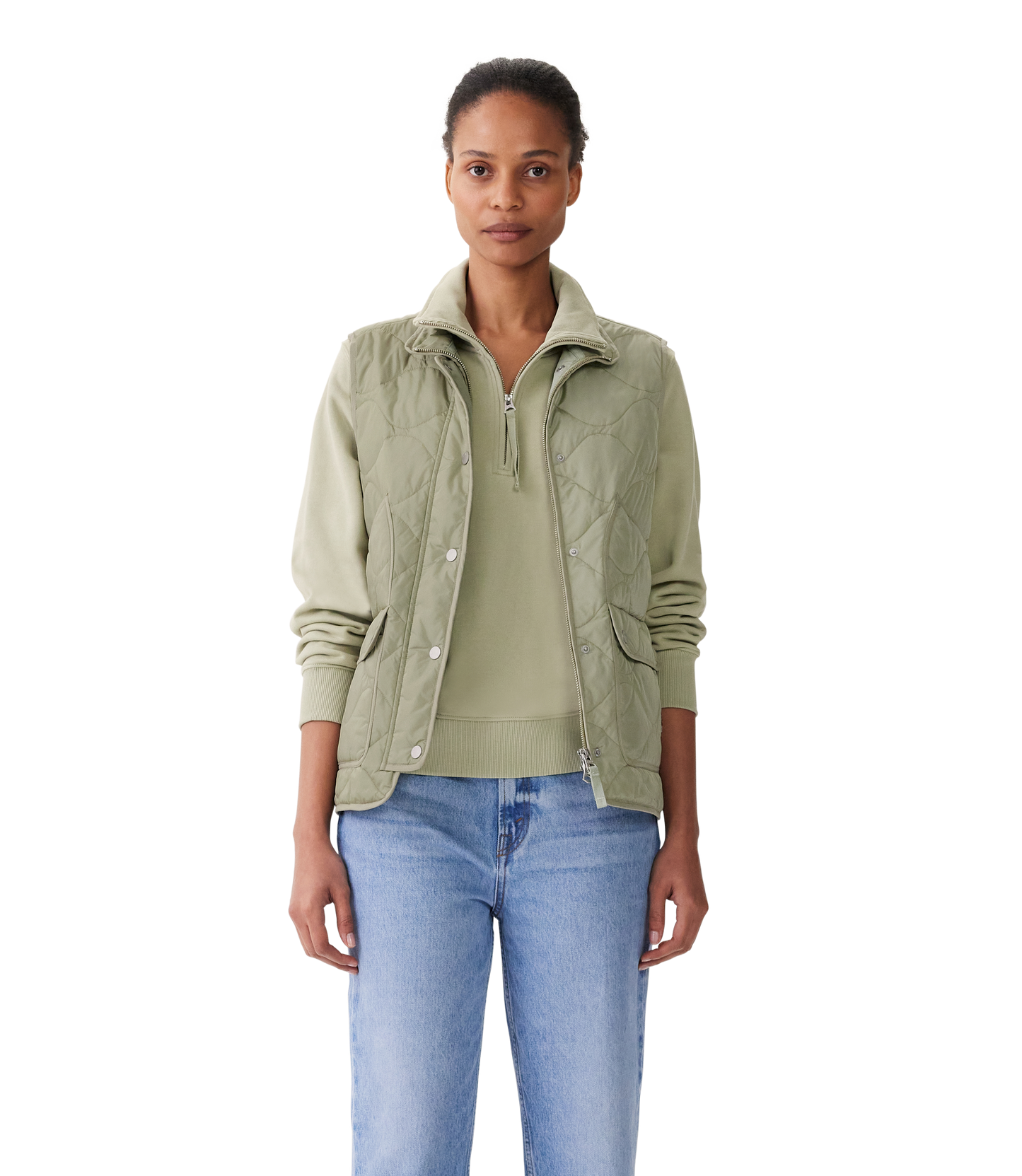 R M Williams - Wilby Gilet - Colour: Light Green