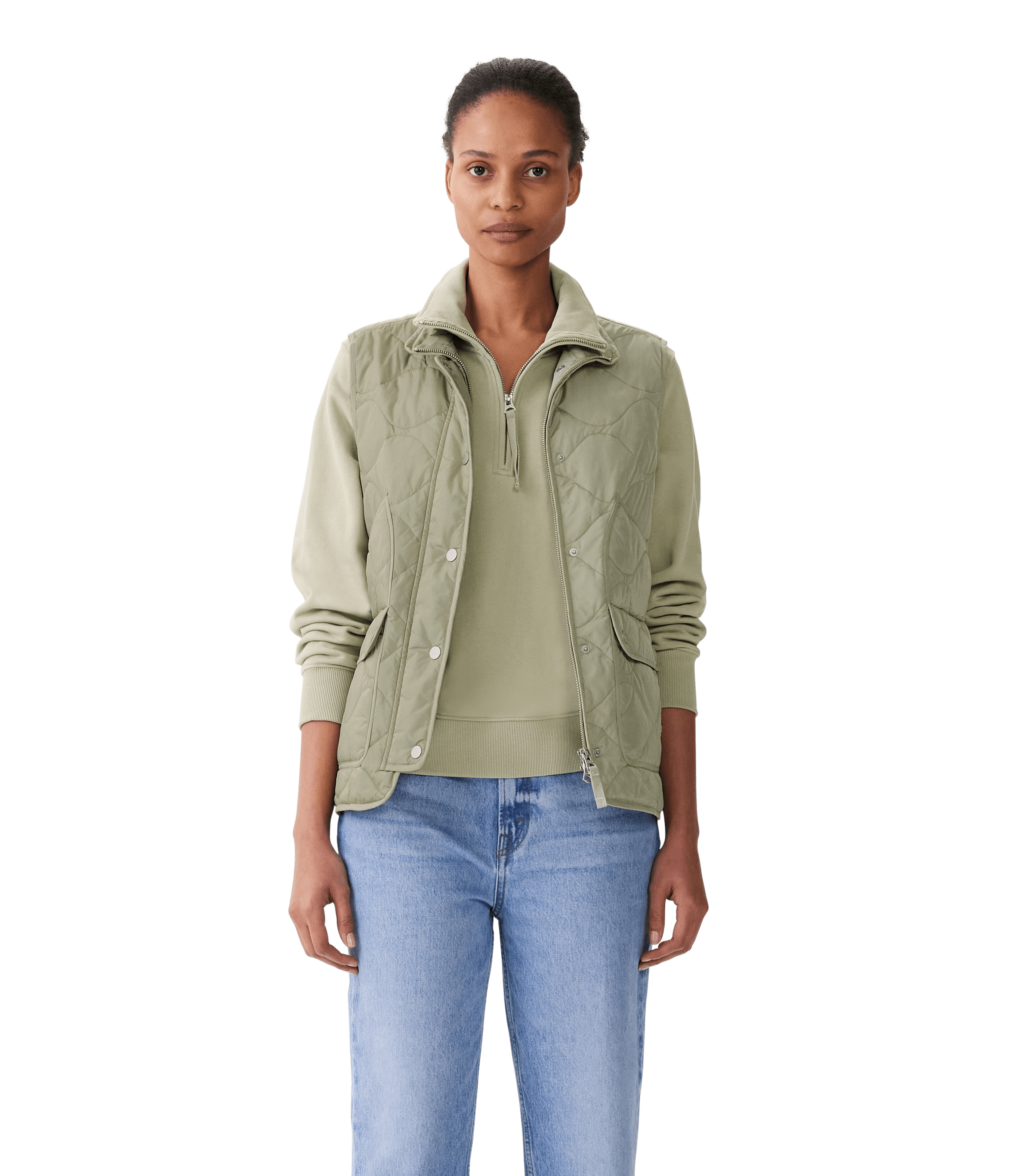 R M Williams - Wilby Gilet - Colour: Light Green