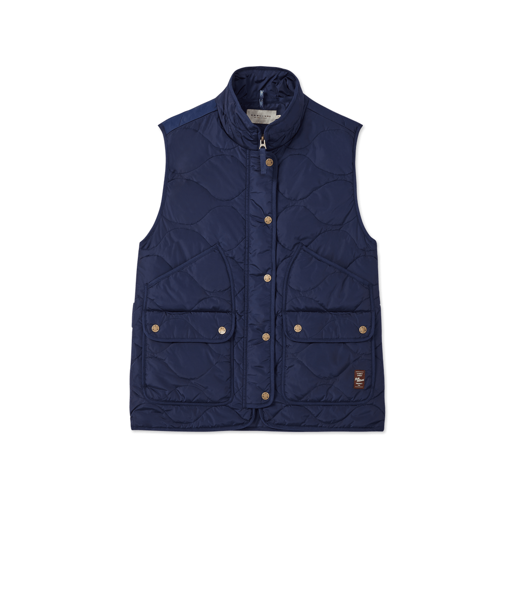 R M Williams - Wilby Gilet - Colour: Navy