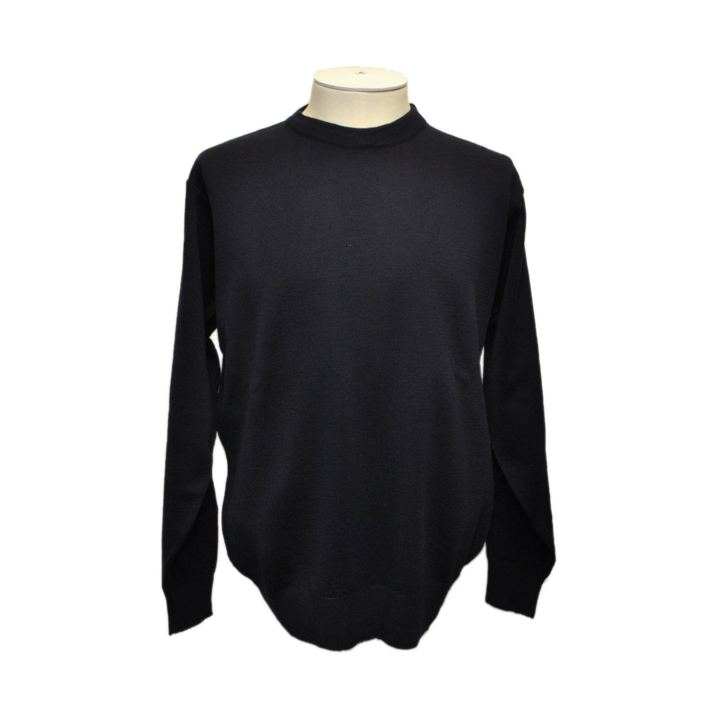 Merino Blend Crew Neck Pullover