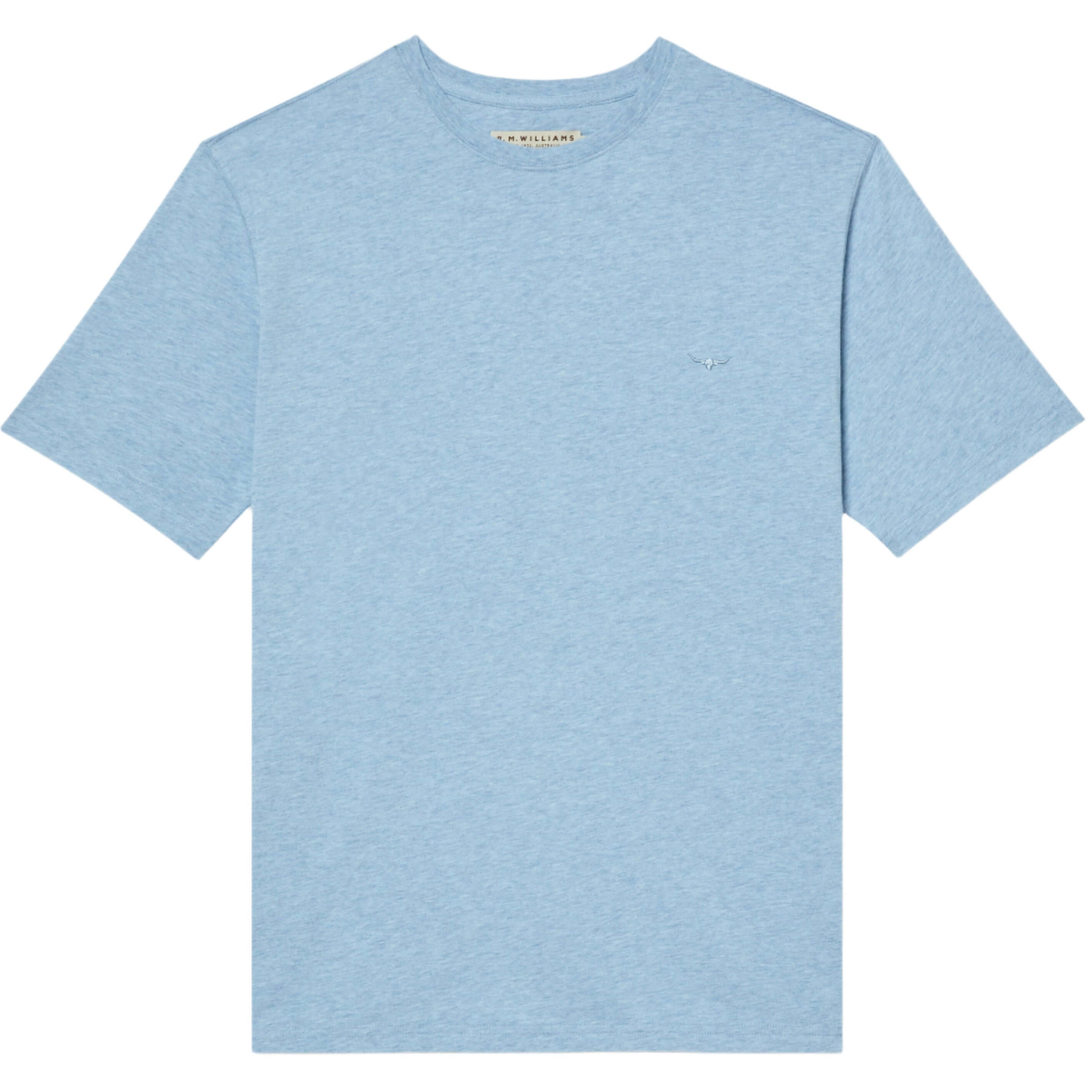 R M Williams - Parson T Shirt - Colour: Sky Blue