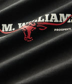 R.M.Williams Holt T-Shirt in Black on white background, view 6