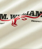 R.M.Williams Holt T-Shirt in Vintage White on white background, view 5