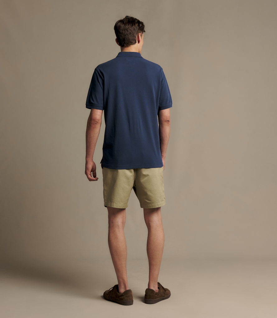 R.M.Williams Rod Polo Shirt in Worker Blue, image 4