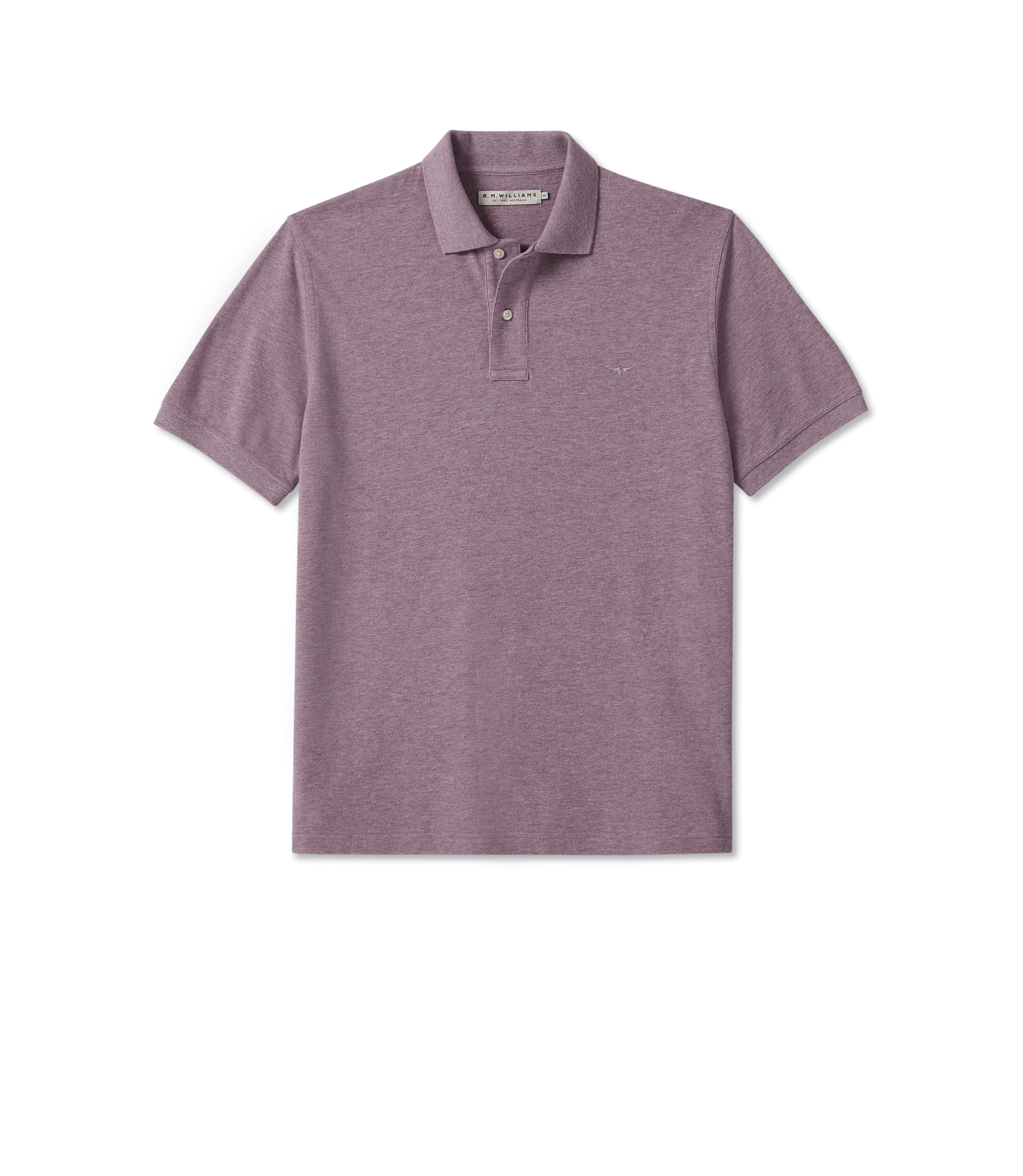 R M Williams - Rod Polo Shirt - Colour: Blue Marl