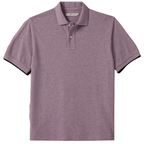 R.M.Williams Rod Polo Shirt in Pink Marl