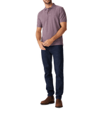 R.M.Williams Rod Polo Shirt in Pink Marl