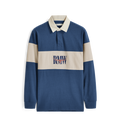 R.M.Williams Heritage Panel Rugby Shirt in Mid Blue – product image 1