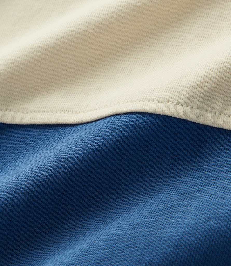 R.M.Williams Heritage Panel Rugby Shirt in Mid Blue – product image 6