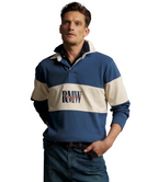 R.M.Williams Heritage Panel Rugby Shirt in Mid Blue – product image 7