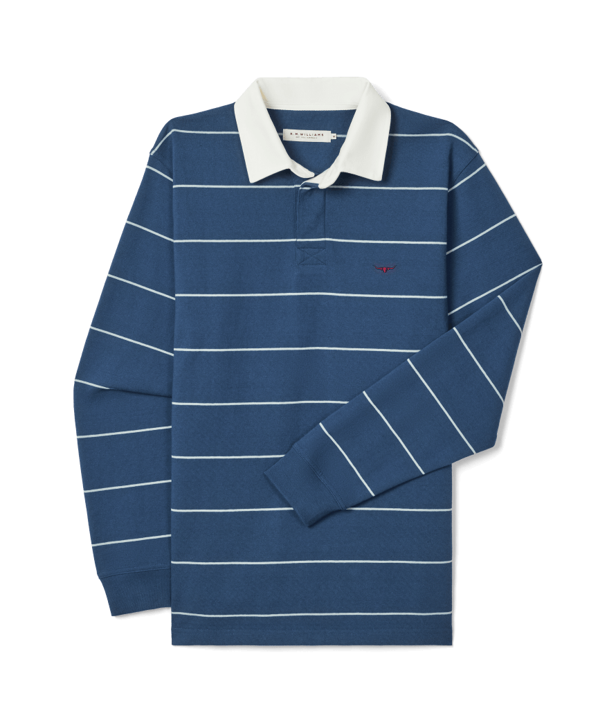 R.M.Williams Albany striped rugby sweatshirt – alternate product view