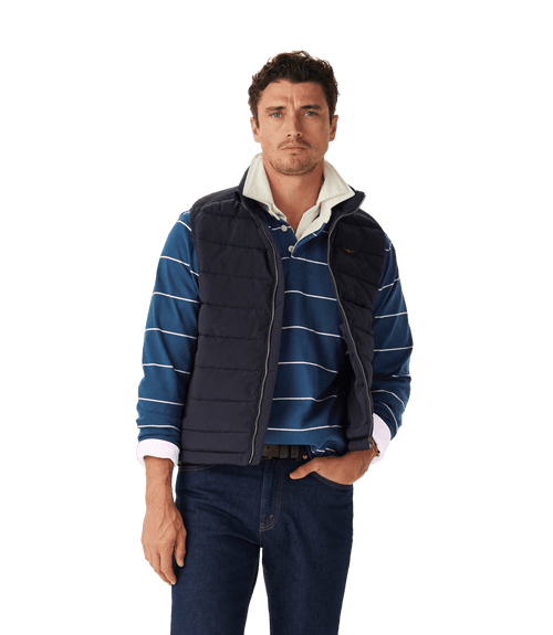 R.M.Williams Albany striped rugby sweatshirt – front product view