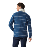 R.M.Williams Albany striped rugby sweatshirt – collar and stripe detail