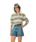 R.M. Williams Narran Four-Panel Rugby Shirt in Lichen, front view