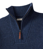 R M Williams - Kapunda 1/4 Zip Sweater - Colour: Dark Indigo