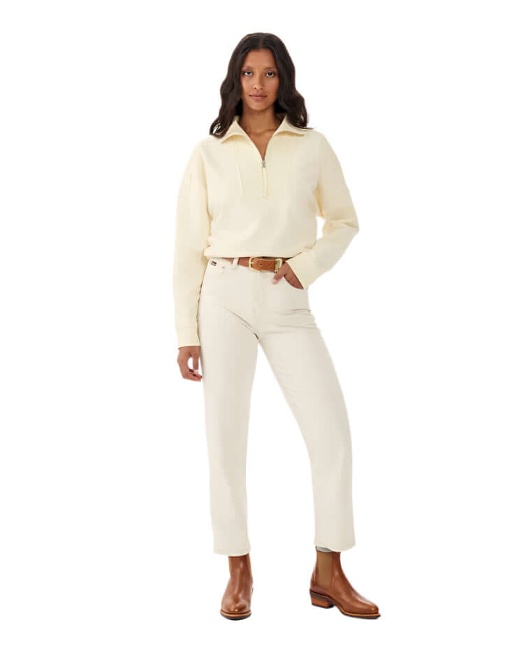 R M Williams - Tambaroora 1/4 Zip Sweatshirt - Size: 8