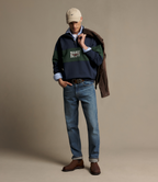 Heritage Panel ¼ Zip Sweatshirt