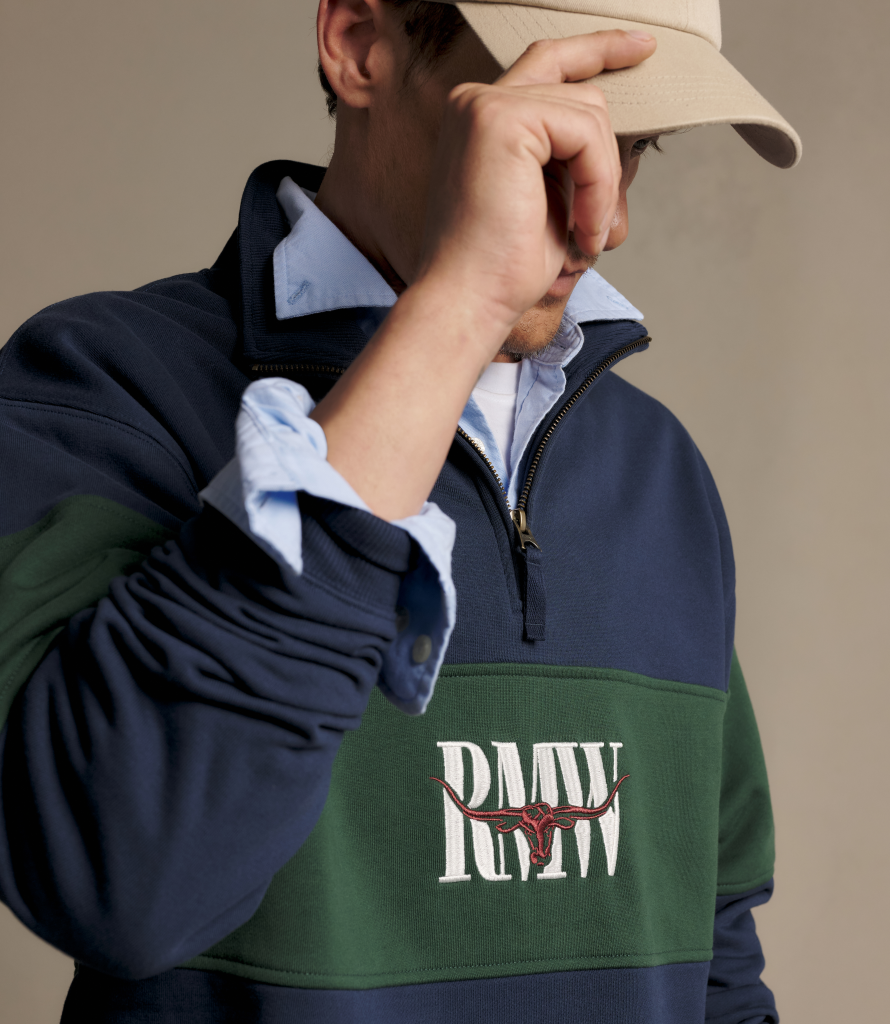 Heritage Panel ¼ Zip Sweatshirt