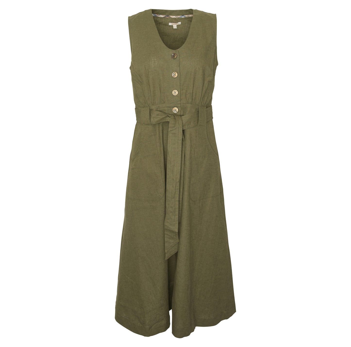 Barbour - Rutherglen Midi Dress - Colour: Khaki