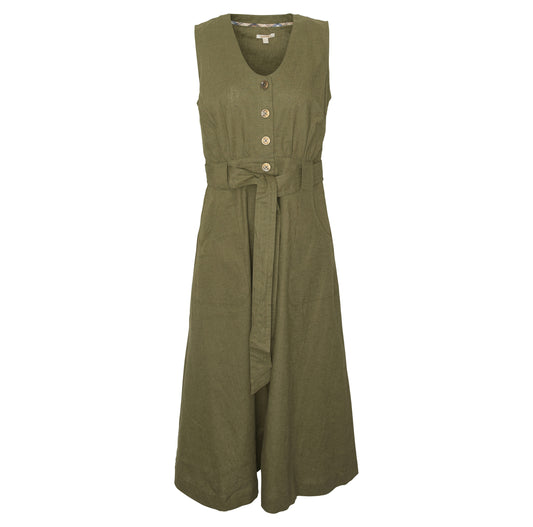 Barbour - Rutherglen Midi Dress - Colour: Khaki