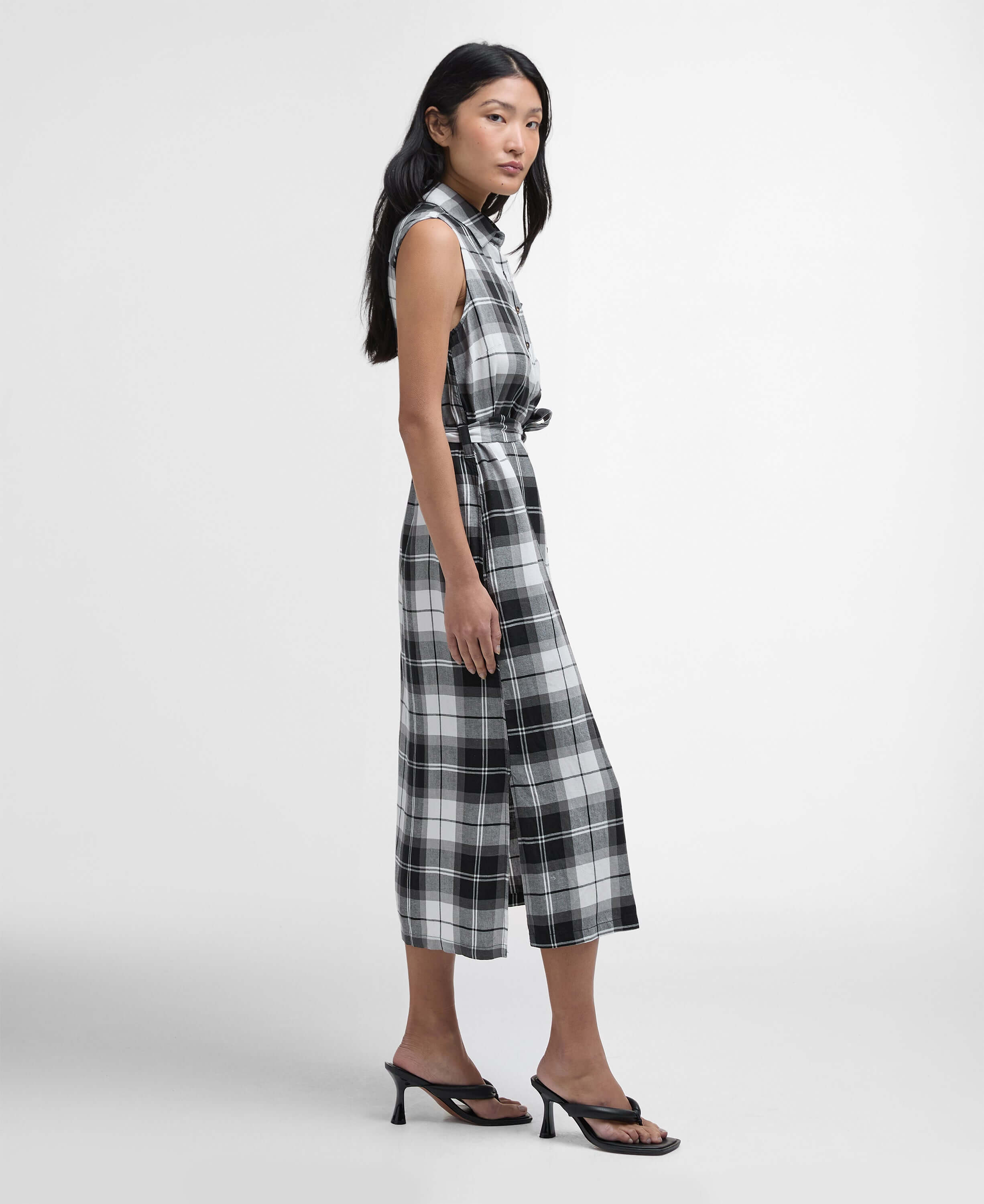 Agnes Tartan Midi Dress