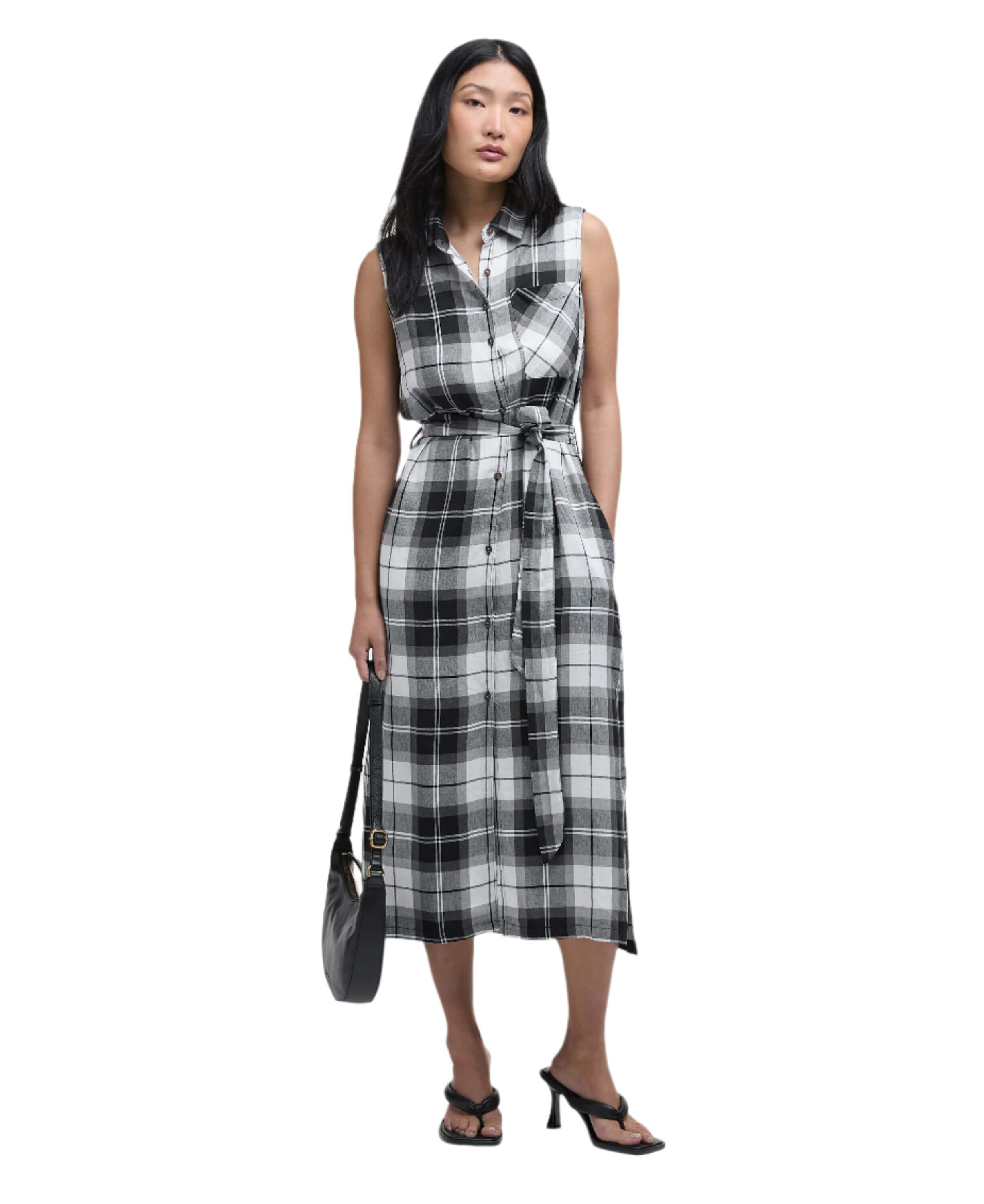 Agnes Tartan Midi Dress