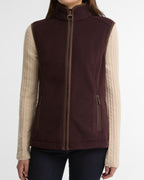 Barbour Country Colton Fleece Gilet in Fig – pocket detail