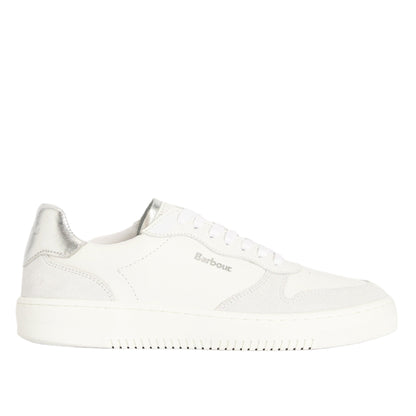 Barbour - Celeste Trainer - Colour: White / Silver